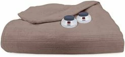 SoftHeat Soft Heat By Perfect Fit | Ultra Soft Plush Electric Heated Warming Blanket With Safe & Warm, Queen, Beige -Electric Blankets Sales Store 31 KXkF5eUL. AC 1