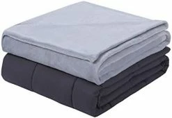 Dream Lab Plush 15lb Weighted Blanket With Removable & Washable Cover, Taupe, 48" X 72" -Electric Blankets Sales Store 312toWeFyqL. AC