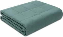 ROSMARUS Weighted Blanket Queen Size 60"x80" 15lbs, Soft Cotton Heavy Blanket For Restful Sleep, With Natural Glass Beads, Sage Green -Electric Blankets Sales Store 314csz2N1PL. AC 1