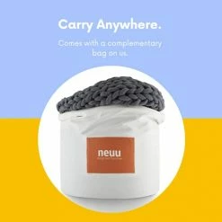 NEUU LIVING Cooling 15 Lb Weighted Blanket | Knitted Premium Weighted Blanket Throw | No Fillers | Heavy Cooling Soft Material | Organic Knitted Material | Grey Thick And Warm Blankets 8 NEUU LIVING Cooling 15 Lb Weighted Blanket | Knitted Premium Weighted Blanket Throw | No Fillers | Heavy Cooling Soft Material | Organic Knitted Material | Grey Thick And Warm Blankets -Electric Blankets Sales Store 314hTx84oDS