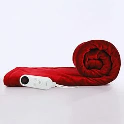 SLWDMM Heated Blanket Electric Throw, Reversible Cozy Two-Color Flannel Soft Fast Heating Blankets With 6 Heating Levels &1-8 Timer Settings Auto-Off, Machine Washable, For Home&Office Use(50"x60") Grey -Electric Blankets Sales Store 3155i0a2lkL. AC