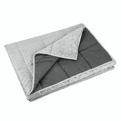 Aculief - Weighted Blanket - Calming Blanket - Gentle All-Over Compression - For Adults, Teens, And Older Children - Full Size Blanket - 48” X 72” - 12 LBS (Gray)