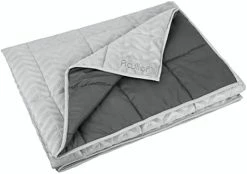 Aculief - Weighted Blanket - Calming Blanket - Gentle All-Over Compression - For Adults, Teens, And Older Children - Full Size Blanket - 48” X 72” - 12 LBS (Gray) -Electric Blankets Sales Store 317X65F0HGL. AC
