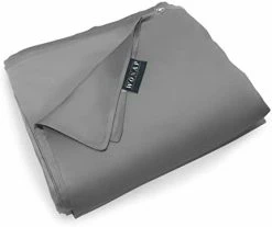 WONAP Bamboo Duvet Cover For Weighted Blanket - 12 Ties - 86"x92" - Grey - %100 Bamboo -Electric Blankets Sales Store 31BxX1VPQHL. AC