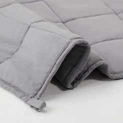 SERTA Zen Rest Wrinkle Resistant Adult Heavy Weighted Throw Blanket Filled With Glass Beads, 15 Lbs (60 In X 80 In), Grey -Electric Blankets Sales Store 31D6Nq6ZP5L