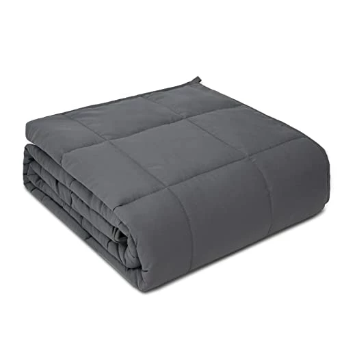PRETTY NIGHT Weighted Blanket 12lbs Full Size Dark Grey 48"x72"for Adults Heavy Blanket Are Comfortable And Cozy 3 PRETTY NIGHT Weighted Blanket 12lbs Full Size Dark Grey 48"x72"for Adults Heavy Blanket Are Comfortable And Cozy