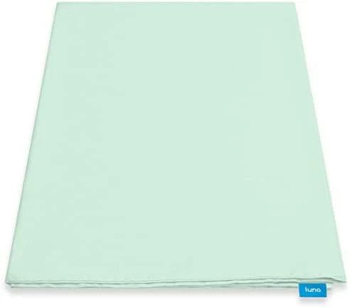 Luna Removable Duvet Cover For Weighted Blanket - 60x80 - Queen Size - Oeko-Tex Cooling Cotton - Machine Washable & 8 Ties For Secure Fastening - Designed In USA - White 13 Luna Removable Duvet Cover For Weighted Blanket - 60x80 - Queen Size - Oeko-Tex Cooling Cotton - Machine Washable & 8 Ties For Secure Fastening - Designed In USA - White - Image 11