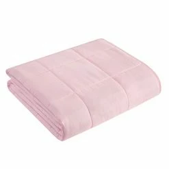 Well Being Soft Weighted Blanket, Blush, 12 Lbs, 48"x72"
