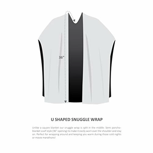 Beautyrest Reversible Sherpa To Fleece Electric Wrap Poncho Blanket Shawl Wearable, Auto Shut Off, Virtually Zero EMF, Multi Heat Setting, UL Certified, Machine Washable, Tan 50" X 64" 6 Beautyrest Reversible Sherpa To Fleece Electric Wrap Poncho Blanket Shawl Wearable, Auto Shut Off, Virtually Zero EMF, Multi Heat Setting, UL Certified, Machine Washable, Tan 50" X 64" - Image 4