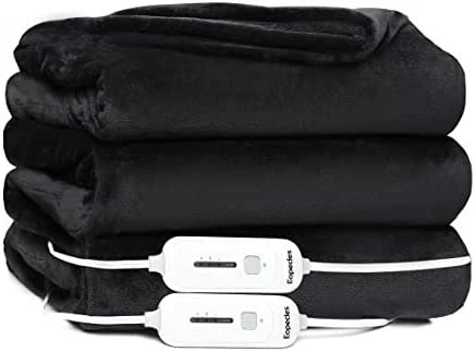 Eopecles Heated Blanket Electric Blanket Full Size, Reversible Flannel 72" X 84" For Full Bed, With 8 Hour Auto Off & 3 Heating Levels, Fast Heating Blanket-ETL Certification, Machine Washable,Green 11 Eopecles Heated Blanket Electric Blanket Full Size, Reversible Flannel 72" X 84" For Full Bed, With 8 Hour Auto Off & 3 Heating Levels, Fast Heating Blanket-ETL Certification, Machine Washable,Green - Image 9