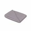 Lavish Home Weighted 20lb Throw Blanket- For Adults 190-220lbs- Ultra Soft Cotton 60x80 & Glass Beads-Natural Sleep Aid, Breathable & 10 Duvet Loops (Gray)