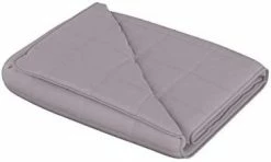 Lavish Home Weighted 20lb Throw Blanket- For Adults 190-220lbs- Ultra Soft Cotton 60x80 & Glass Beads-Natural Sleep Aid, Breathable & 10 Duvet Loops (Gray) -Electric Blankets Sales Store 31UsRV9KXrL. AC 1