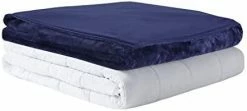 MP2 Glacier Weighted Blanket With Nano-Ceramic Beads Reversible Cooling & Warm Cover For Hot And Cold Sleepers, 60 In X 80 In 20 Lb, Navy 27 MP2 Glacier Weighted Blanket With Nano-Ceramic Beads Reversible Cooling & Warm Cover For Hot And Cold Sleepers, 60 In X 80 In 20 Lb, Navy -Electric Blankets Sales Store 31Y3TY4QO2L. AC 3