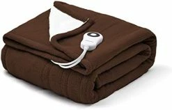 Warm Storm Heated Throw Blanket,Ultra Soft Red Polar Fleece & Sherpa Electric Blanket With Fast Heating 5 Heat Settings,4 Hours Auto Off,Washable,50 X 60 Inch -Electric Blankets Sales Store 31edq2lJ9dL. AC