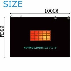 Z-YQL USB Heated Shawl Heated Blanket Plush Flannel Blanket With 3-Setting Heat Controller Cord For Car Office Home(100x65 Cm) (Black) 14 Z-YQL USB Heated Shawl Heated Blanket Plush Flannel Blanket With 3-Setting Heat Controller Cord For Car Office Home(100x65 Cm) (Black) -Electric Blankets Sales Store 31iDquIny2L