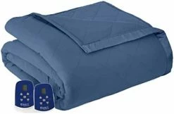 Thermee Micro Flannel King-Size Electric Heated Blanket, Machine Wash & Dry, Timer & Safety Shutoff, 108Lx90W, Sand -Electric Blankets Sales Store 31loEBcSSSL. AC