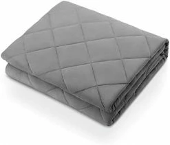 CHRUN Weighted Blanket Queen Size 20 Lbs For Adults (60" X 80", Grey) Cooling Breathable Heavy Blanket Microfiber Material With Nontoxic Glass Beads Soft Thick Comfort Blanket For Deeper Sleep 19 CHRUN Weighted Blanket Queen Size 20 Lbs For Adults (60" X 80", Grey) Cooling Breathable Heavy Blanket Microfiber Material With Nontoxic Glass Beads Soft Thick Comfort Blanket For Deeper Sleep -Electric Blankets Sales Store 31pONjVcupL. AC