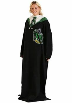 Northwest Comfy Throw Blanket With Sleeves, 48 X 71 Inches, Slytherin Rules -Electric Blankets Sales Store 31pTCfkFBfL