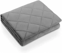 CHRUN Weighted Blanket Queen Size 20 Lbs For Adults (60" X 80", Grey) Cooling Breathable Heavy Blanket Microfiber Material With Nontoxic Glass Beads Soft Thick Comfort Blanket For Deeper Sleep 18 CHRUN Weighted Blanket Queen Size 20 Lbs For Adults (60" X 80", Grey) Cooling Breathable Heavy Blanket Microfiber Material With Nontoxic Glass Beads Soft Thick Comfort Blanket For Deeper Sleep -Electric Blankets Sales Store 31rCg 12oCL. AC