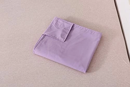 Cazlon Duvet Cover For Weighted Blanket 60"x80"/Purple,Premium Polyester Microfiber, 8 Ties/Just Duvet Cover Washed Cotton/black Gray 14 Cazlon Duvet Cover For Weighted Blanket 60"x80"/Purple,Premium Polyester Microfiber, 8 Ties/Just Duvet Cover Washed Cotton/black Gray - Image 12