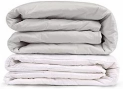 "Beautyrest Deluxe Weighted Adult, Ogee Quilted 100% Cotton, Glass Beads Filling, And Removable Cover Calming Heavy Blankets, 60"" X 70""-12Lbs, Grey" (BR51N-0930) -Electric Blankets Sales Store 31szzhVVUqL. AC