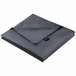 ZonLi 80''x87'' Dark Grey Duvet Cover, Oeko-tex Certified 100% Cotton,King Size Removable Duvet Cover For Weighted Blanket