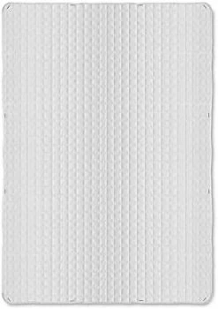 Ambesonne Evenly Weighted Blanket, Soft & Calming No-Leaking Micro Glass Beads 7 Layers For King Size Bed Heavy Material Solid Colored Fabric Heavyweight Guest Bedrooms Deep Sleep, 60" X 80", White -Electric Blankets Sales Store 31xnHoGZRfS. AC 1