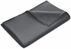 HomeSmart Products Premium Bamboo Weighted Blanket Cover With Cool Touch Soft Fabric - Fits 60"x80" Blanket - Removable And Washable Duvet Cover Slate Grey -Electric Blankets Sales Store 31zCSQywrxL. AC