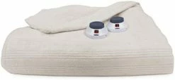 SoftHeat Soft Heat By Perfect Fit | Ultra Soft Plush Electric Heated Warming Blanket With Safe & Warm, Queen, Beige -Electric Blankets Sales Store 31zzULih0gL. AC