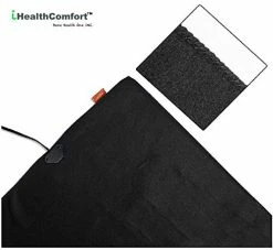 IHealthComfort DC12V Electric Heated Blanket Warm Fleece Travel Throw With Smart High/Low Temp Controller And 45 Mins Auto-Off Timer (57x40inch)(Black) -Electric Blankets Sales Store 410GkyCorFL