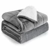 Sherpa Fleece Weighted Blanket 15 Pounds Queen Size 60” X 80”, Cottonblue Heavy Weighted Blankets For Adults Perfect For 150-210 Lbs, Soft Cozy Fuzzy Weighted Blanket 60x80 Inches, Idea Gifts, Gray 2 Sherpa Fleece Weighted Blanket 15 Pounds Queen Size 60” X 80”, Cottonblue Heavy Weighted Blankets For Adults Perfect For 150-210 Lbs, Soft Cozy Fuzzy Weighted Blanket 60x80 Inches, Idea Gifts, Gray -Electric Blankets Sales Store 410SopCn9QL