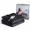 Pawque Heated Blanket Electric Throw, Soft Sherpa & Flannel Electric Blanket Reversible, 10 Heat Settings & 10Hrs Timer Auto Off Christmas Blanket, Fast Heating Machine Washable, 50" X 60" Dark Grey 2 Pawque Heated Blanket Electric Throw, Soft Sherpa & Flannel Electric Blanket Reversible, 10 Heat Settings & 10Hrs Timer Auto Off Christmas Blanket, Fast Heating Machine Washable, 50" X 60" Dark Grey -Electric Blankets Sales Store 41153jAxa3L