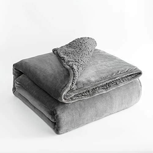 Sherpa Fleece Weighted Blanket 20 Pounds, Wemore Stripe Weighted Blankets For Adult, Dual Sided Soft And Plush Weighted Blanket, Bed Blanket Throw Twin Size 60"X 80" Inches Slate Blue 11 Sherpa Fleece Weighted Blanket 20 Pounds, Wemore Stripe Weighted Blankets For Adult, Dual Sided Soft And Plush Weighted Blanket, Bed Blanket Throw Twin Size 60"X 80" Inches Slate Blue - Image 9