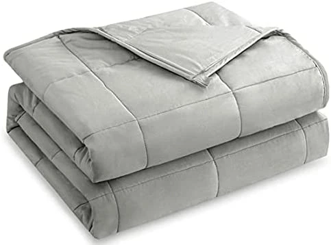 HBlife Weighted Blanket 20lbs For Adults, 100% Oeko-Tex Certified Cozy Heavy Blanket King Size With Premium Glass Beads, Dark Grey 88X104 Inches 14 HBlife Weighted Blanket 20lbs For Adults, 100% Oeko-Tex Certified Cozy Heavy Blanket King Size With Premium Glass Beads, Dark Grey 88X104 Inches - Image 12