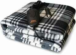 SJC Electric Blanket 60"x 40" Portable Heated Travel Blanket With 3 Heating Setting Fleece Car Blanket,Burgundy&Black Black&burgundy 14 SJC Electric Blanket 60"x 40" Portable Heated Travel Blanket With 3 Heating Setting Fleece Car Blanket,Burgundy&Black Black&burgundy -Electric Blankets Sales Store 413TRf4npGL. AC