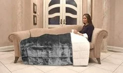 Well Being 15 Lbs Mink Reverse To Sherpa Weighted Blanket, 48x72, Burgundy 9 Well Being 15 Lbs Mink Reverse To Sherpa Weighted Blanket, 48x72, Burgundy -Electric Blankets Sales Store 413c8S8QwJL. AC