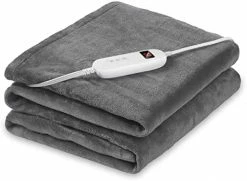 PROALLER Heated Blanket Electric Throw, 10 Levels & 4H Timer Auto-Off, Machine Washable, Soft Flannel Sherpa Full Body Warming, Sofa Bed Office Use, Heating Blanket 50" X 60", Red -Electric Blankets Sales Store 413klFo3yOL. AC