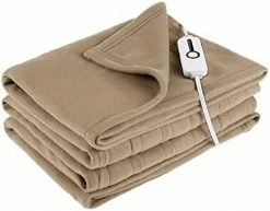 YAKEE Electric Heated Blanket, 72" X 84" Large Full Size With 4 Heating Levels, 10H Auto Shut Off, Soft Fleece Warm Heated Blanket, Fast-Heating & Machine Washable - Blue 19 YAKEE Electric Heated Blanket, 72" X 84" Large Full Size With 4 Heating Levels, 10H Auto Shut Off, Soft Fleece Warm Heated Blanket, Fast-Heating & Machine Washable - Blue -Electric Blankets Sales Store 414OwdlwRL. AC
