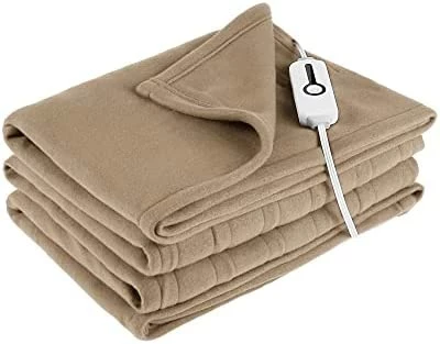 YAKEE Electric Heated Blanket, 72" X 84" Large Full Size With 4 Heating Levels, 10H Auto Shut Off, Soft Fleece Warm Heated Blanket, Fast-Heating & Machine Washable - Blue 9 YAKEE Electric Heated Blanket, 72" X 84" Large Full Size With 4 Heating Levels, 10H Auto Shut Off, Soft Fleece Warm Heated Blanket, Fast-Heating & Machine Washable - Blue - Image 7