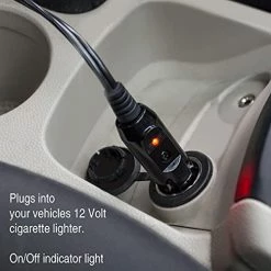 Electric Car Blanket-Outdoor Heated 12V Travel Throw-Fleece, 3 Settings, Auto Shutoff-for Road Trips, Tailgating, Camping And More By Stalwart-(Blue) -Electric Blankets Sales Store 415G9FfmvAS