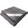 Royal Therapy Weighted Blanket - Heavy 100% Cotton Blankets With Premium Glass Beads (48''x78'' 15lbs, Royal Grey), Suitable For One Person (~150lb) - Use On Twin/Queen Bed 2 Royal Therapy Weighted Blanket - Heavy 100% Cotton Blankets With Premium Glass Beads (48''x78'' 15lbs, Royal Grey), Suitable For One Person (~150lb) - Use On Twin/Queen Bed -Electric Blankets Sales Store 415hUpeWIvS