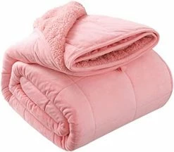 HBlife Sherpa Fleece Weighted Blanket For Adults, Oeko-Tex Certified 15 Lbs Thick Fuzzy Bed Blanket, Heavy Reversible Soft Fleece Blanket With Premium Glass Beads 60 X 80 Inches, Grey -Electric Blankets Sales Store 4189xyS01YL. AC