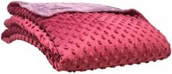 Aviano Premium Soft Weighted Blanket Cover 48x72 - 8-Knot Microfiber Duvet Cover For Weighted Blanket Twin Size Bed | Fits 48 X 72 Inch Heavy Blanket - Burgundy (Cover ONLY) -Electric Blankets Sales Store 418ThdtvrjL. AC