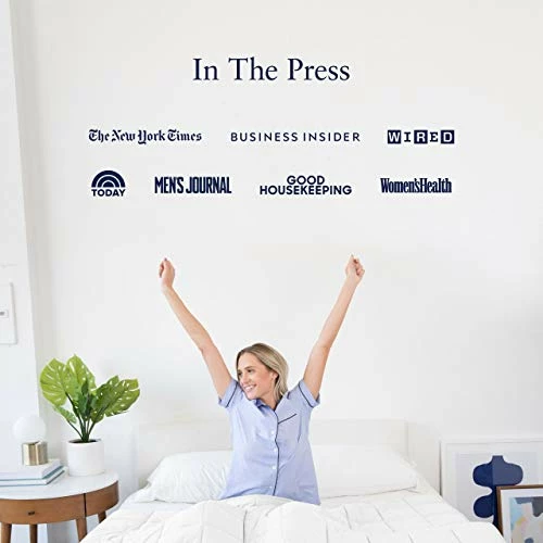 Luna Removable Duvet Cover For Weighted Blanket - 60x80 - Queen Size - Oeko-Tex Cooling Cotton - Machine Washable & 8 Ties For Secure Fastening - Designed In USA - White 7 Luna Removable Duvet Cover For Weighted Blanket - 60x80 - Queen Size - Oeko-Tex Cooling Cotton - Machine Washable & 8 Ties For Secure Fastening - Designed In USA - White - Image 5