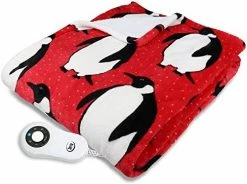 Serta Shiny Sherpa Electric Heated Warming Throw Blanket Penguin Red 13 Serta Shiny Sherpa Electric Heated Warming Throw Blanket Penguin Red -Electric Blankets Sales Store 4196c31EcdL. AC