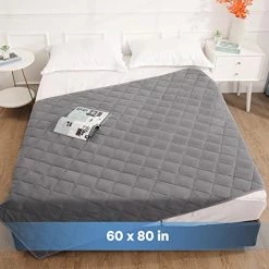 CHRUN Weighted Blanket Queen Size 20 Lbs For Adults (60" X 80", Grey) Cooling Breathable Heavy Blanket Microfiber Material With Nontoxic Glass Beads Soft Thick Comfort Blanket For Deeper Sleep 17 CHRUN Weighted Blanket Queen Size 20 Lbs For Adults (60" X 80", Grey) Cooling Breathable Heavy Blanket Microfiber Material With Nontoxic Glass Beads Soft Thick Comfort Blanket For Deeper Sleep -Electric Blankets Sales Store 41AfSp7WWYL