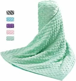 Acdyion Weighted Blanket Duvet Cover For Adults Twin Size 60x80 Heavy Blanket Duvet Cover Super Soft Minky Dot Microfiber Weighted Blanket Cover With 8 Ties Grey Grape Purple -Electric Blankets Sales Store 41Ak0N4wrfL. AC