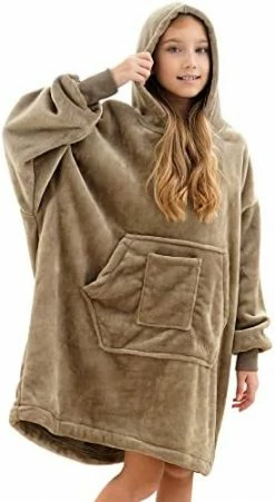 Blanket Hoodie Sweatshirt, Wearable Blanket Oversized Sherpa With Sleeves And Giant Pocket, Cozy Hoodie Warm For Adult Kids White 26 Blanket Hoodie Sweatshirt, Wearable Blanket Oversized Sherpa With Sleeves And Giant Pocket, Cozy Hoodie Warm For Adult Kids White -Electric Blankets Sales Store 41B8qJKUnOL. AC