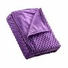 Isilila 48x72 Weighted Blanket Cover, Premium Soft Dot Duvet Cover For Weighted Blanket With 8 Ties(Removable Cover Only) Purple -Electric Blankets Sales Store 41BOBhIE8mL