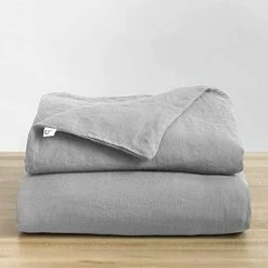 Natural Linen Duvet Cover From Baloo, Removable Cover For Weighted Blankets - Soft, Premium, Breathable French Linen, 42x72 Inches, Oatmeal -Electric Blankets Sales Store 41BXnGplkxL. AC 1